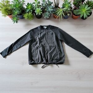 Nordstrom Women's XS Pull-Over Long Sleeve Shirt with Drawstring